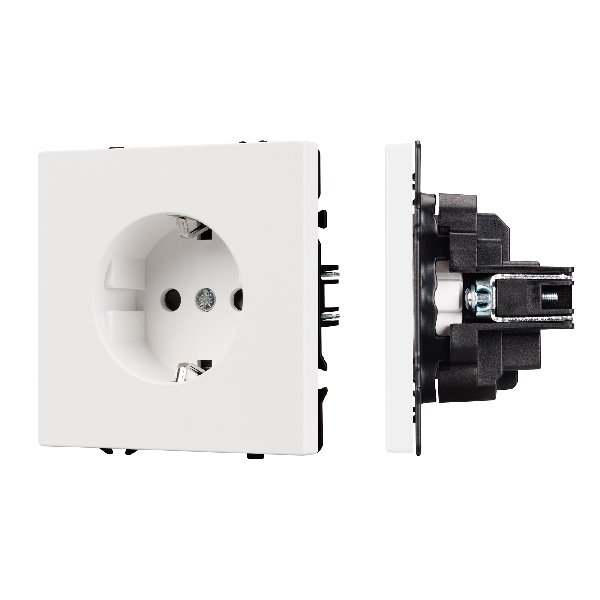 Механизм электрической розетки SCT-NOBE-MEU1-SFPL-WH (230V, 16A) (Arlight, -)