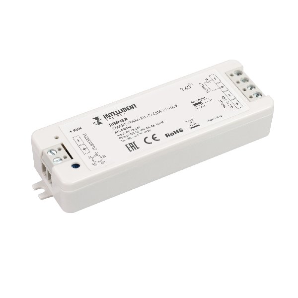 INTELLIGENT ARLIGHT Диммер SMART-PWM-101-72-DIM-PD-SUF (12-48V, 1x8A, SS, 2.4G) (IARL, IP20 Пластик,