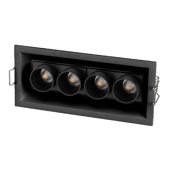Светильник MS-ORIENT-BUILT-TURN-TC-S67x150-10W Warm3000 (BK-BK, 30 deg, 230V) (Arlight, IP20 Металл,