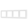 Рамка пластиковая FRM-VERSA-PL-4-WH (Arlight, -)