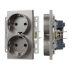 Механизм электрической розетки SCT-MEUD-PL-GR (250V, 16A) (Arlight, -)