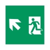 Пиктограмма EMGP-MARK-MA-LUP (Человек, Вверх-Влево) (Arlight, Пластик)