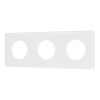 Рамка стеклянная FRM-GLARE-GC-3-WH (Arlight, -)