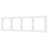 Рамка пластиковая FRM-NOBE-SFPL-4-WH (Arlight, -)