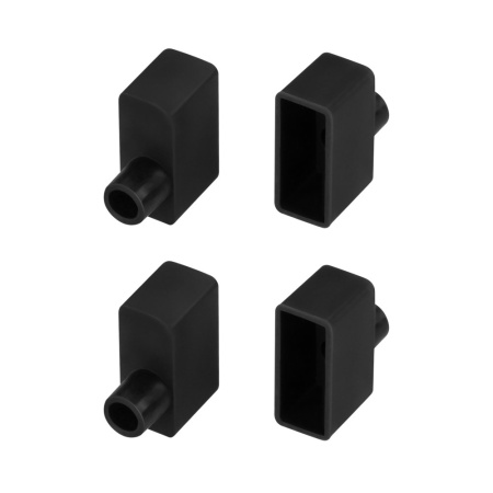 Заглушка WPH-FLEX-0616-SIDE BLACK с отверстием (Arlight, Пластик)