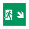 Пиктограмма EMGP-MARK-MA-RDOWN (Человек, Вниз-Вправо) (Arlight, Пластик)