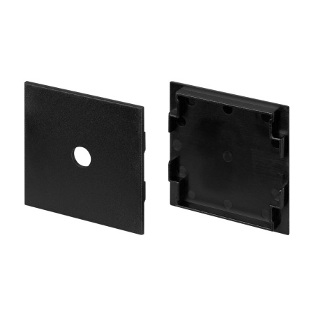 Комплект заглушек LINE-5050-DUAL BLACK (Arlight, Пластик)