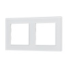 Рамка стеклянная FRM-GLARE-GS-2-WH (Arlight, -)