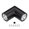 Соединитель профиля ROUND-D36-360-90 BLACK (Arlight, Алюминий)