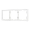 Рамка пластиковая FRM-NOBE-SFPL-3-WH (Arlight, -)