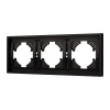 Рамка пластиковая FRM-TENDO-PL-3-BK (Arlight, -)