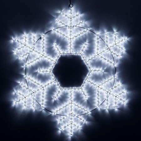 Фигура ARD-SNOWFLAKE-M10-1000x900-504LED White (230V, 31W) (Ardecoled, IP65)